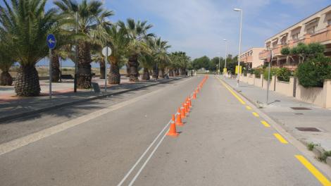 passeig mediterrània obres aparcament mota (imatge d'arxiu)