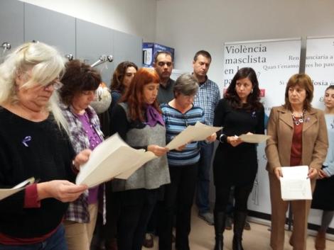 Lectura del Manifest 25N al Violeta 2015