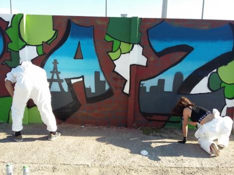 Mur Institut mural pau grafit 2 (imatge d'arxiu)