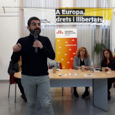 El Homrani durant la seva intervenció