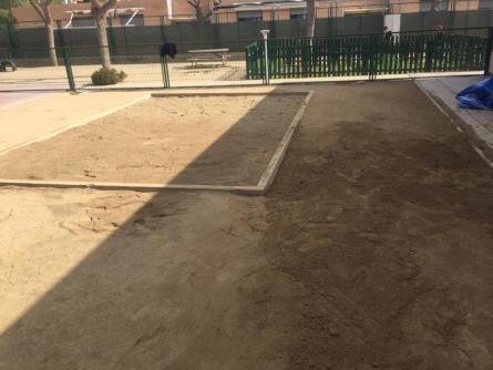 Pati Vora del Mar un cop feta una actuació de millora aquesta setmana.jpg